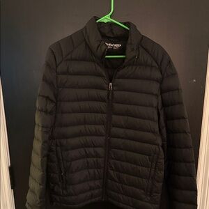 HeatKeep Insulated Jacket - Black with Orange Logo